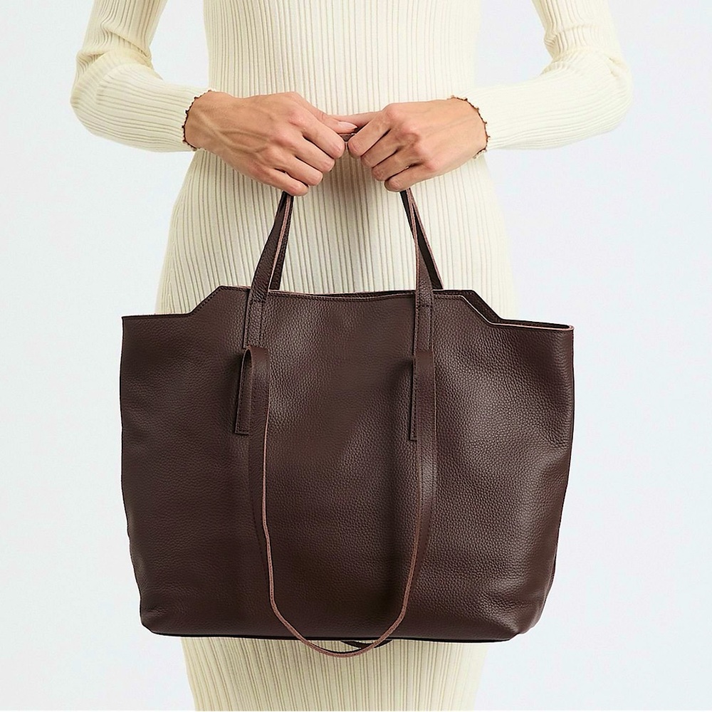 Amber Bag | Pebble Leather | Chocolate | M.I.L.A | New